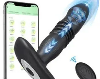 pornhint Pornhint Telescopic Vibrating Butt Plug Anal APP Vibrator Wireless Remote Sex Toys for Women Ass Anal Dildo Prostate Massager Buttplug