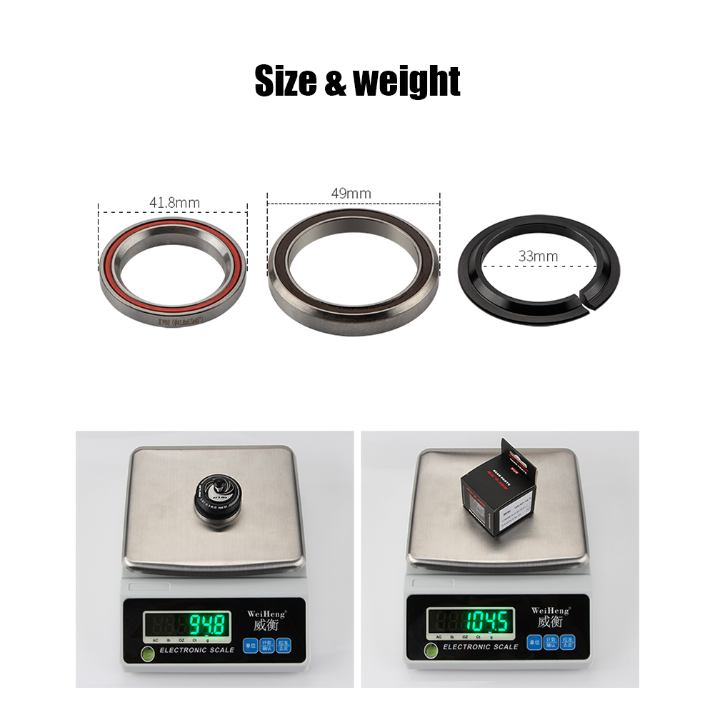 GUB CNC MTB Road Bike Headset Straight Tube Fork Column Integrated System, G-813(44/44), 501 Original
GUB CNC MTB Road Bike Headset Straight Tube Fork Column Integrated System, G-813(44/44), 501 Original