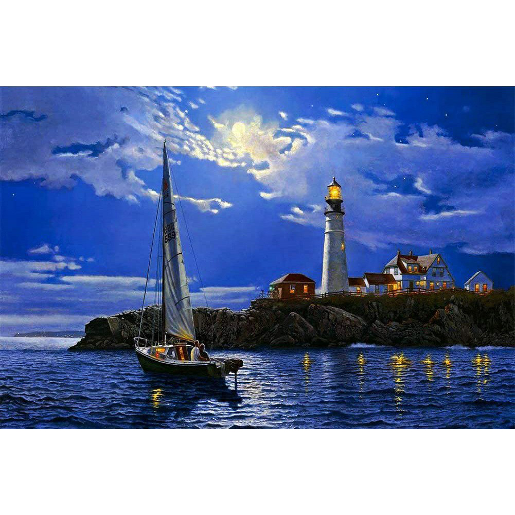 Seaside Lighthouse - Round Drill Diamond Painting - 60*40CM (Big Size), 501 Original
Seaside Lighthouse - Round Drill Diamond Painting - 60*40CM (Big Size), 501 Original