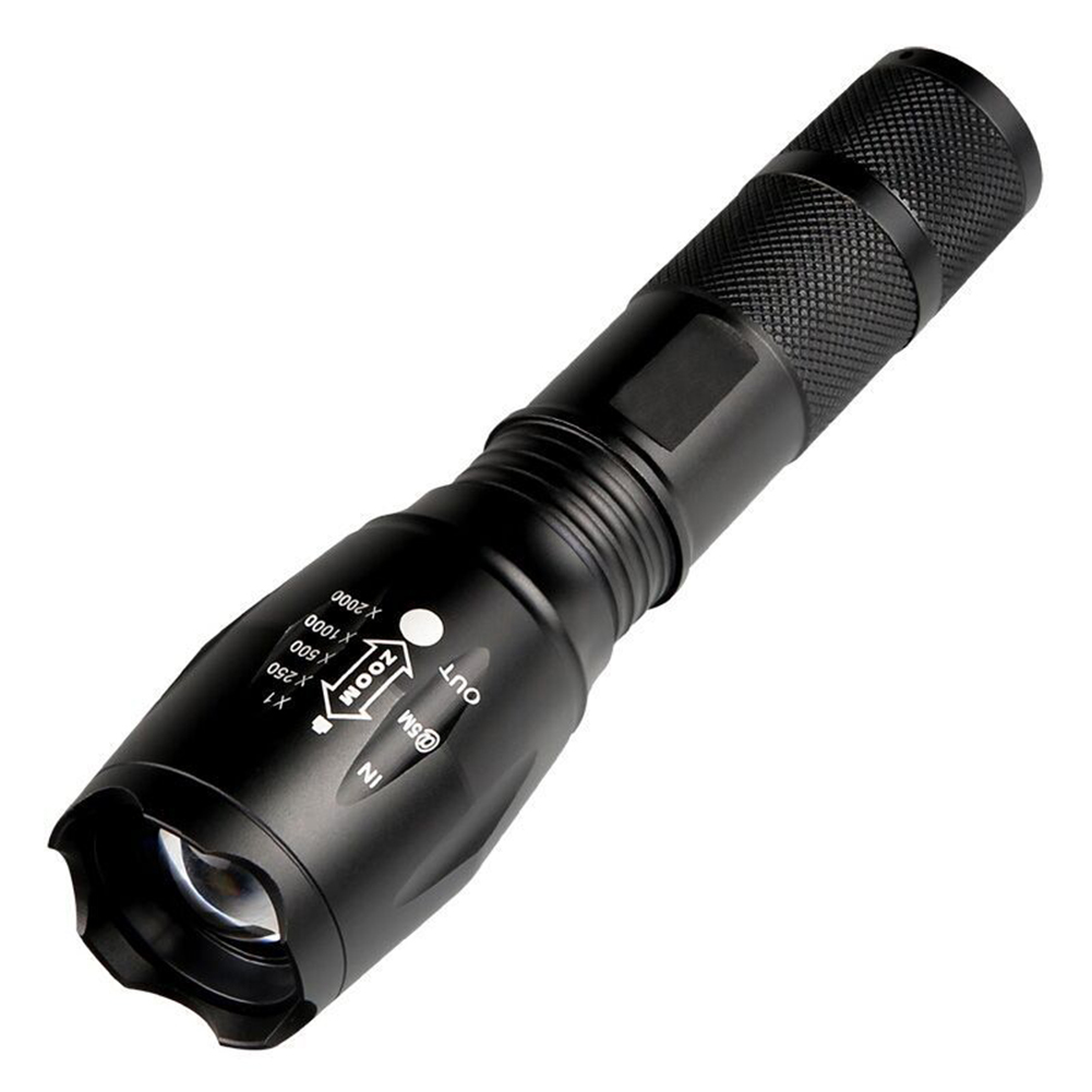 T6 LED Flashlight Zoom 5 Modes Bike Camping Outdoor Emergency Fishing Torch, 501 Original
T6 LED Flashlight Zoom 5 Modes Bike Camping Outdoor Emergency Fishing Torch, 501 Original