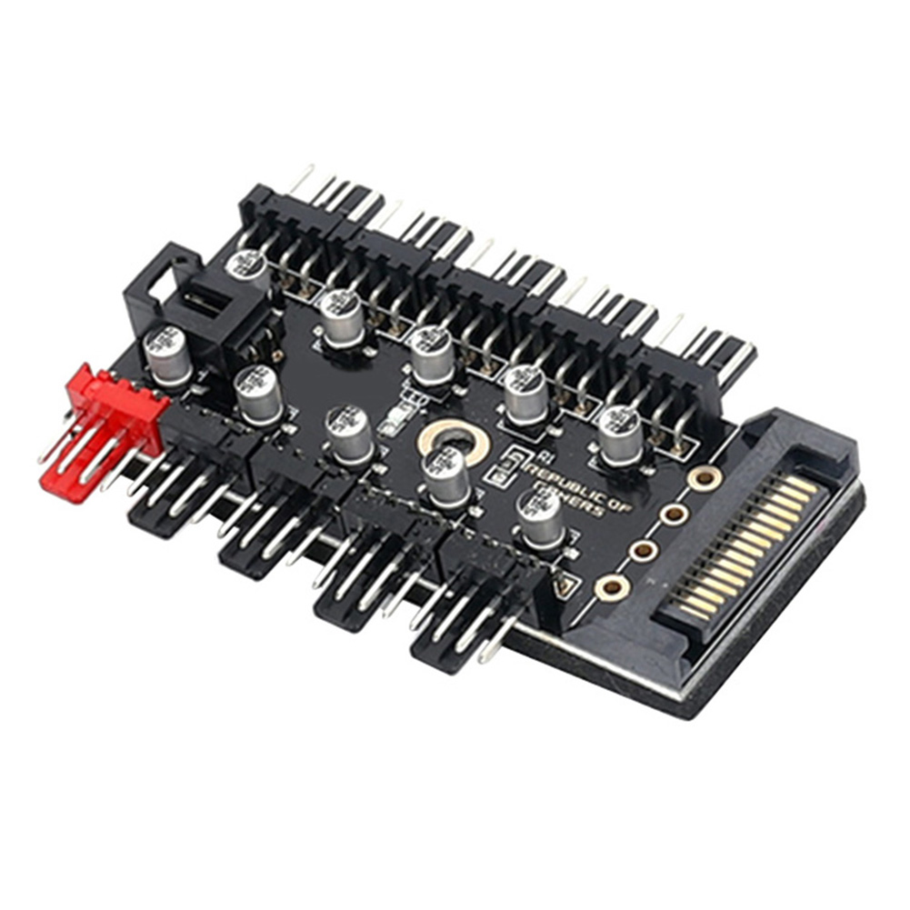 1 To 10 4Pin Pwm Cooling Fans Hub Pc Sata Port Power Speed Controller, 501 Original
1 To 10 4Pin Pwm Cooling Fans Hub Pc Sata Port Power Speed Controller, 501 Original