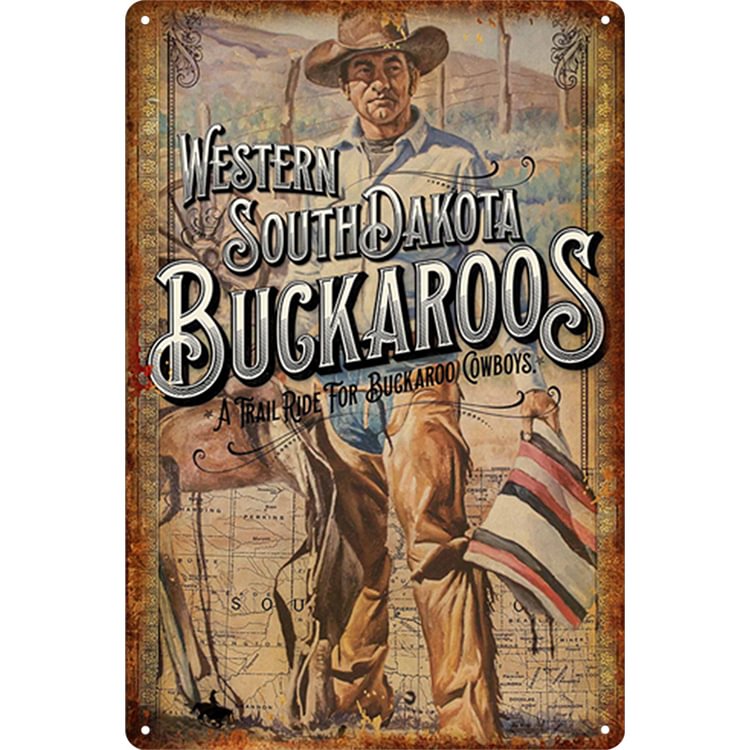 West Cowboy - Vintage Tin Signs/Wooden Signs - 20*30cm/30*40cm