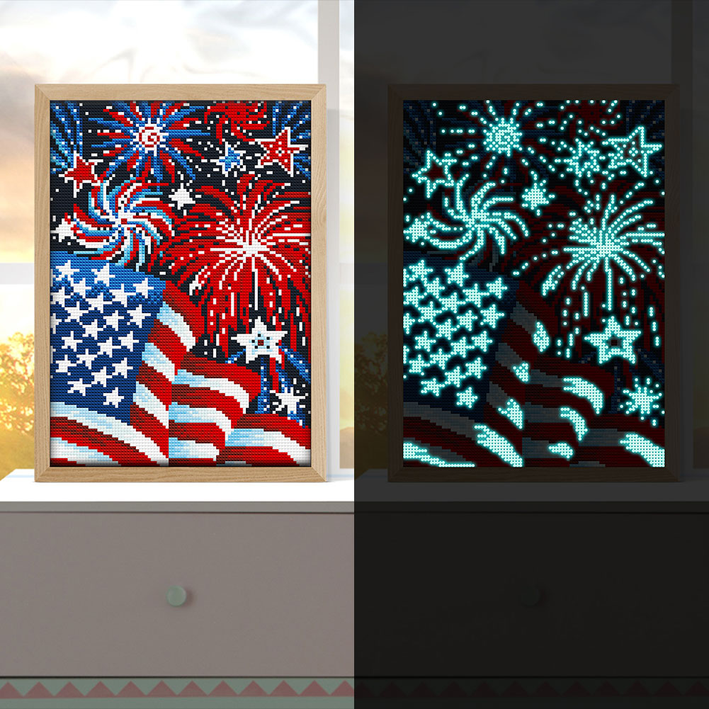 Luminous Flag Fireworks - Round Drill Diamond Painting, Round diamond, 501 Original
Luminous Flag Fireworks - Round Drill Diamond Painting, Round diamond, 501 Original