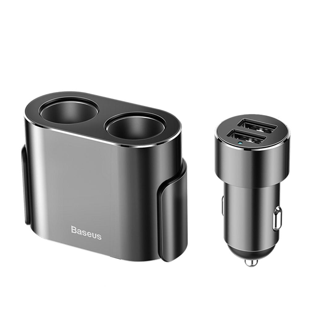 Baseus 5V/3.1A 2 USB Fast Charging Car Lighter Socket Splitter, Black, 501 Original
Baseus 5V/3.1A 2 USB Fast Charging Car Lighter Socket Splitter, Black, 501 Original