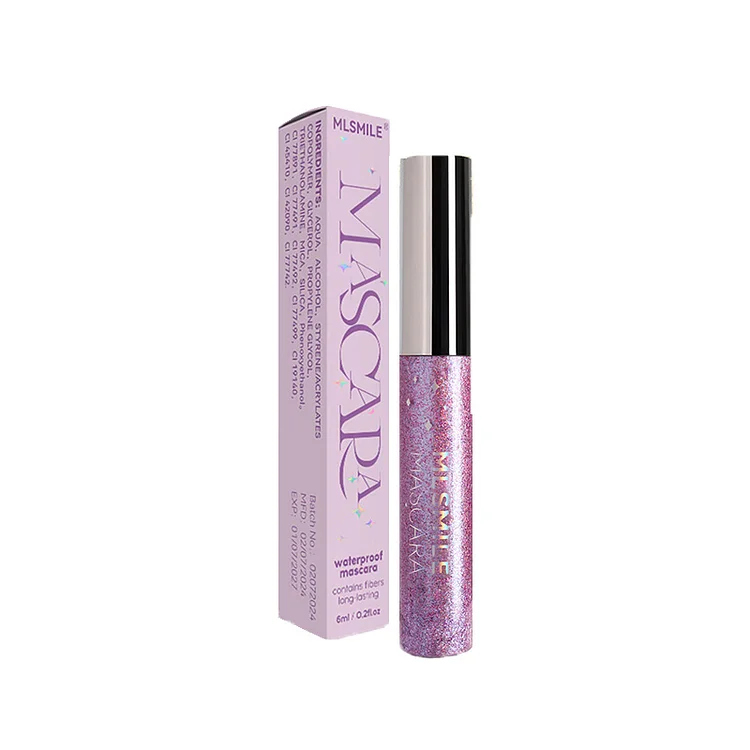 Pearl purple spiral brush mascara