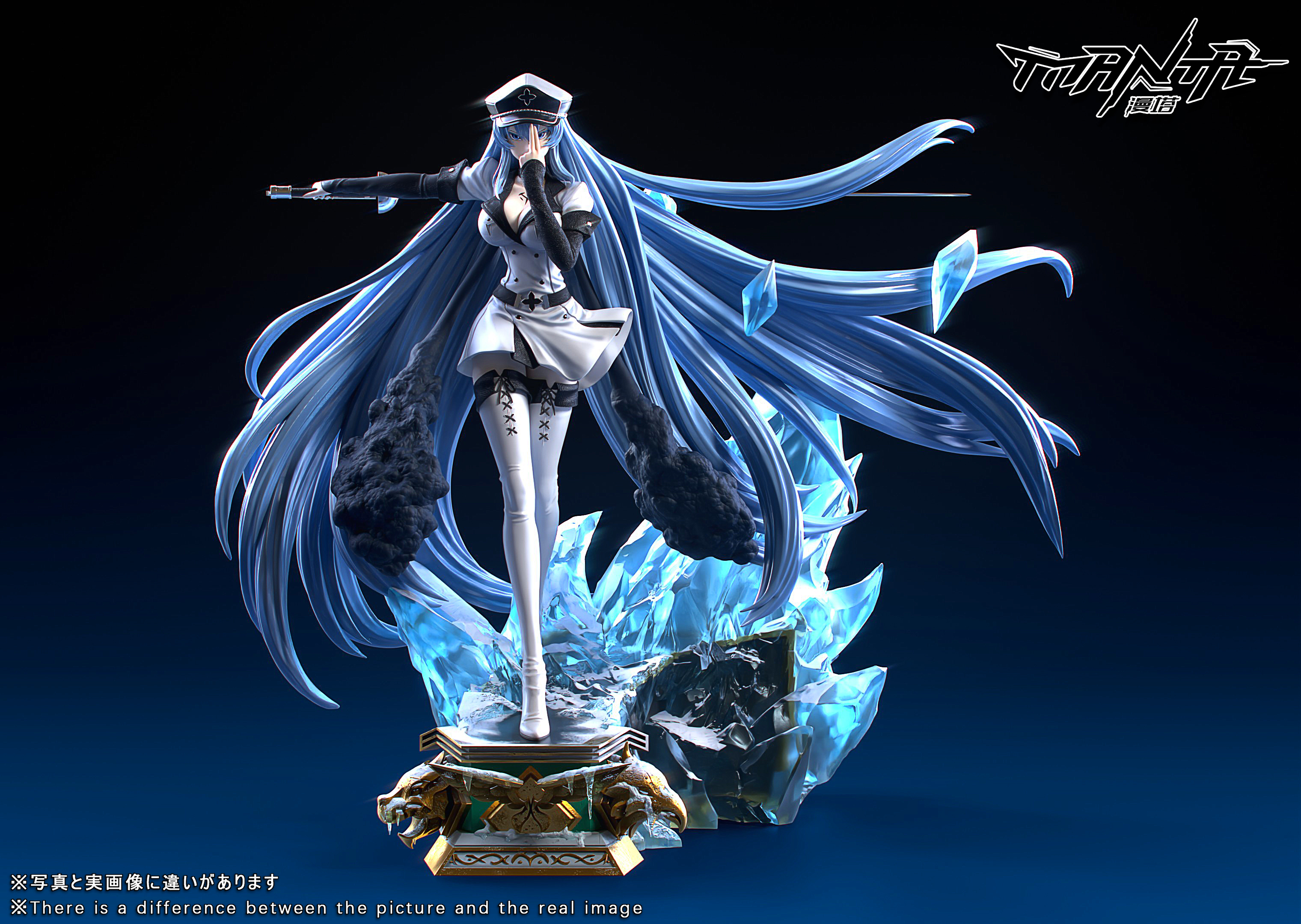 Manta Studio - Akame Ga Kill - Esdeath with LED 1/6 Statue(GK)