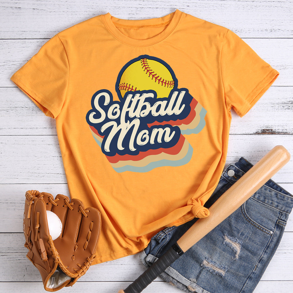 Softball mom T-Shirt Tee -00446-Guru-buzz