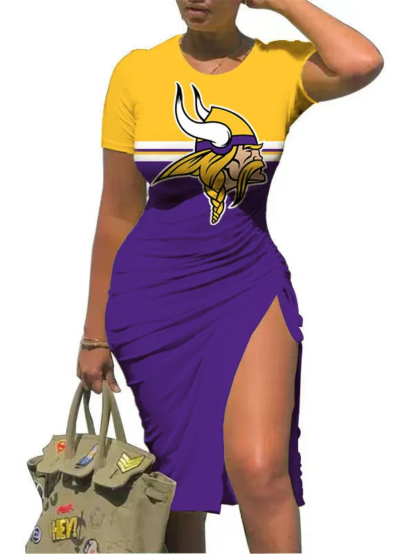 Minnesota Vikings
Women's Slit Bodycon Dress