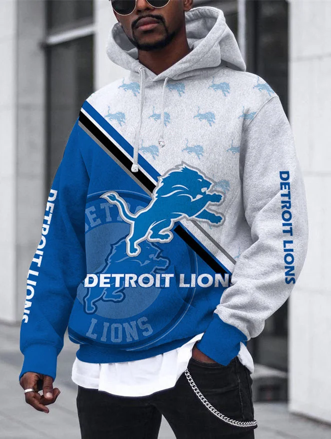 Detroit Lions
3D Printed Hooded Pocket Pullover Hoodie