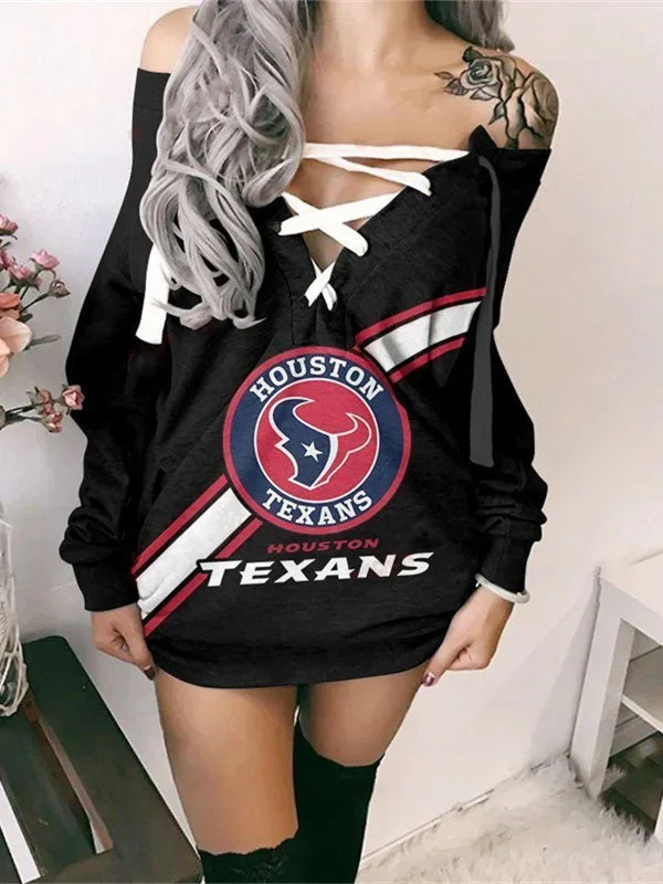 Houston Texans Limited Edition Lace-up Sweatshirt