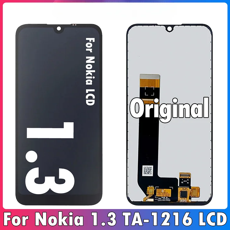 5.71" Original For Nokia 1.3 LCD Display Touch Screen Digitizer Assembly Replacement For Nokia TA-1216 TA-1205 LCD Repair
