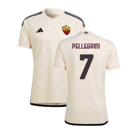 AS Roma Lorenzo Pellegrini 7 Away Shirt Kit 2023-2024