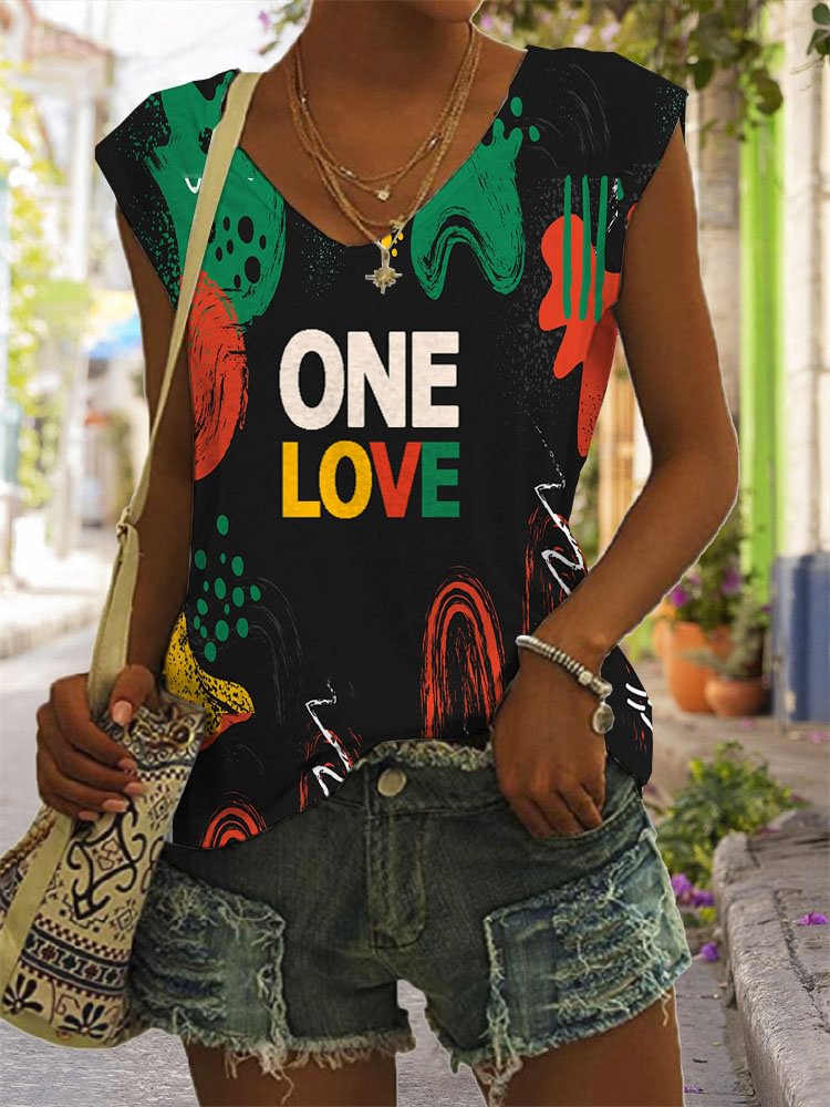 Black Pride One Love Tank Top
