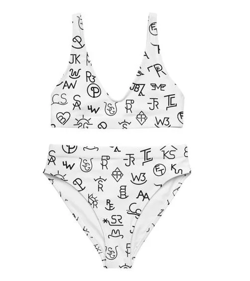 Western Brands Two-Piece Bikini Set