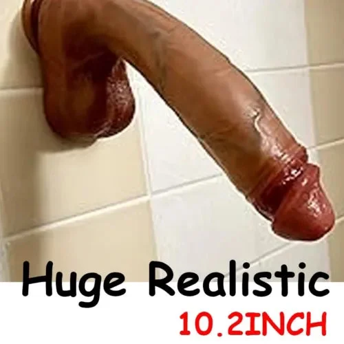 pornhint Pornhint 10 Inch Huge Dildo Suction Cup Realistic Penis Big Dong G-spot Sex Toy for women