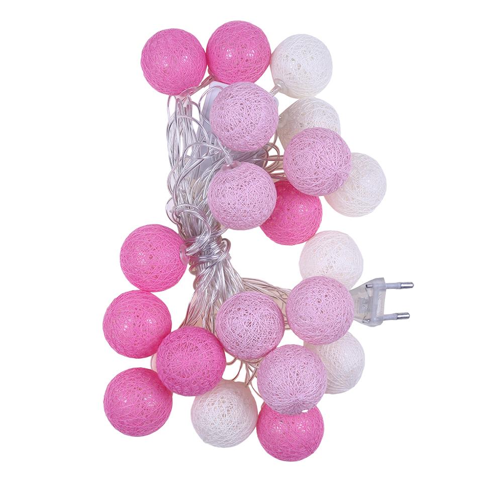 20LED Cotton Ball Fairy String Lights Valentine Wedding Holiday Decor EU, Pink, 501 Original
20LED Cotton Ball Fairy String Lights Valentine Wedding Holiday Decor EU, Pink, 501 Original