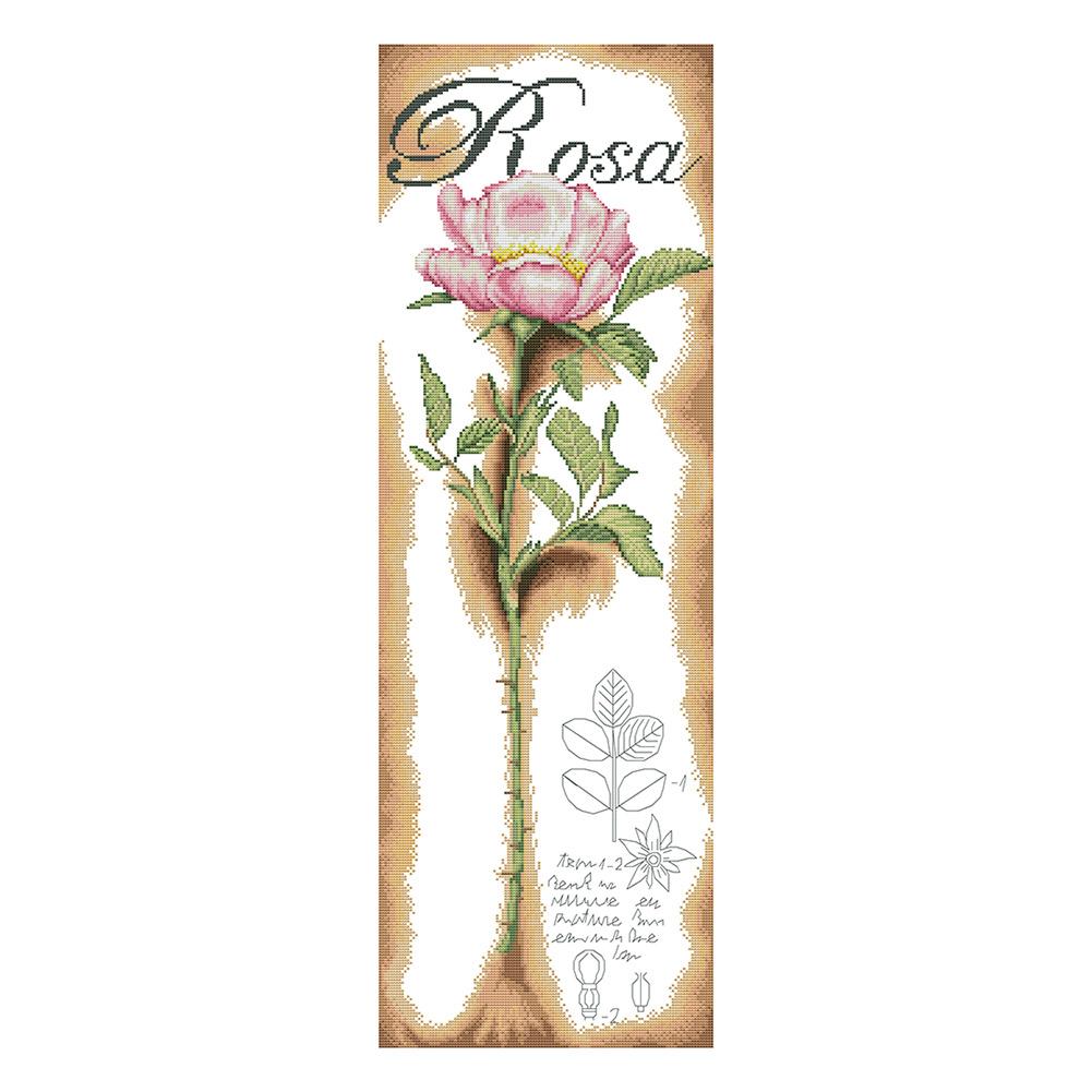 A pink rose - 14CT Stamped Cross Stitch - 74*29cm (Big Size), 501 Original
A pink rose - 14CT Stamped Cross Stitch - 74*29cm (Big Size), 501 Original