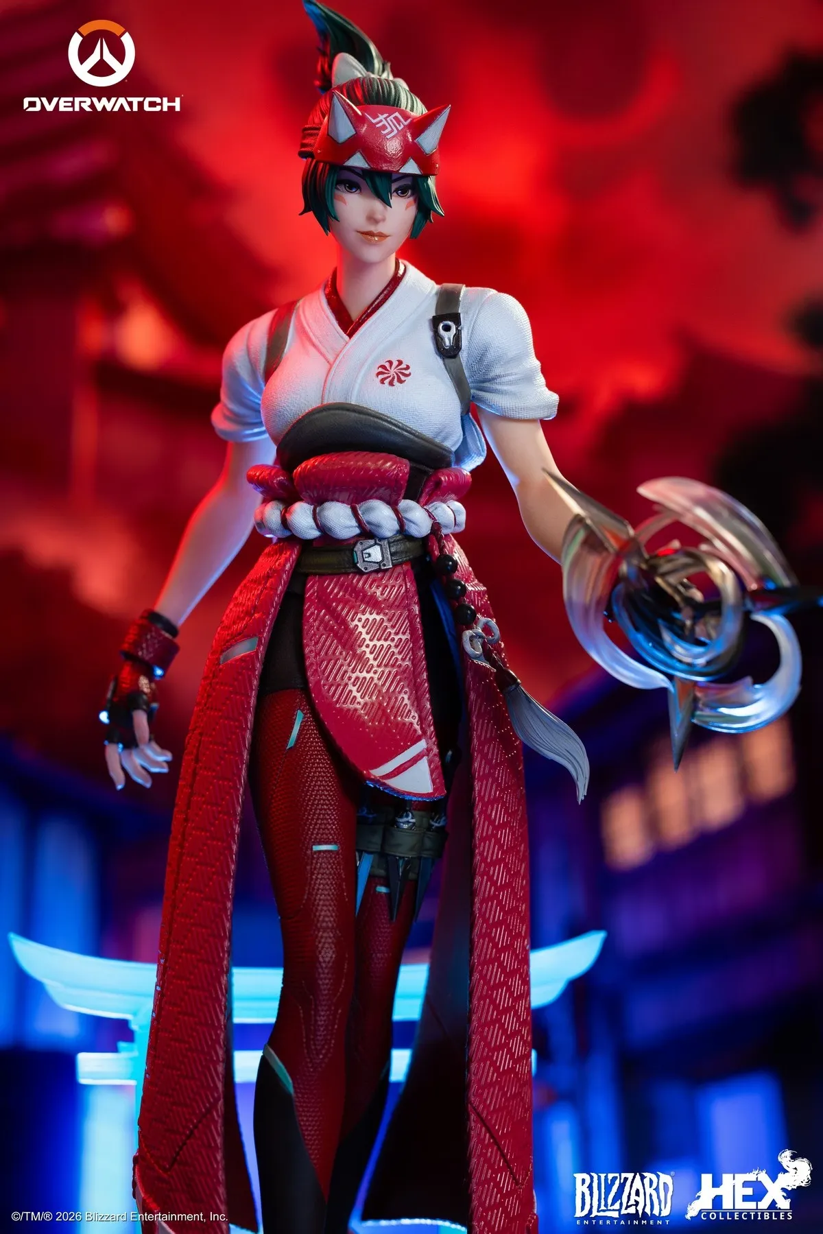 Hex Collectibles x Blizzard Entertainment-1/6 Overwatch Kiriko HEXOW03-Statue-
