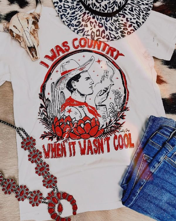 Denim Print T-shirt - Chicaggo