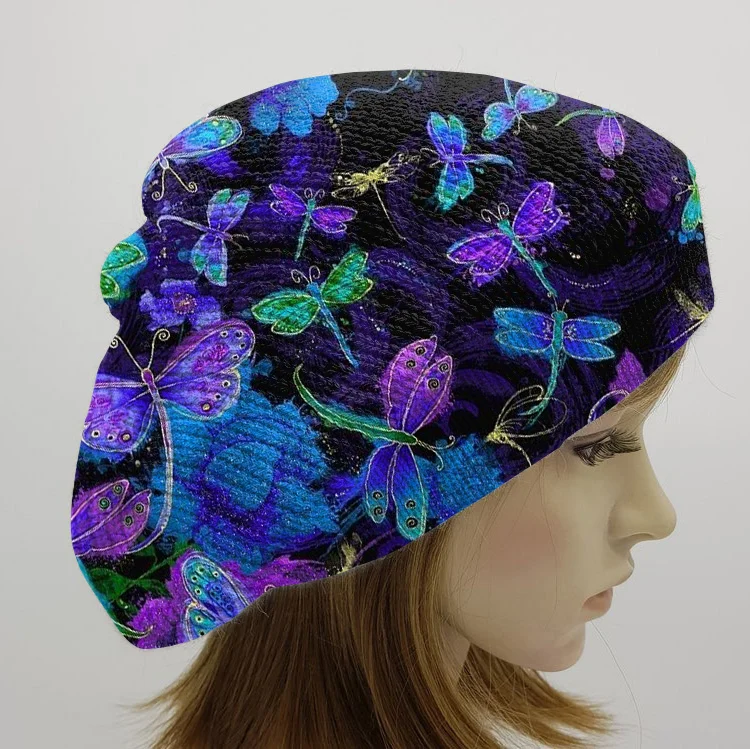 Casual dragonfly warm hat