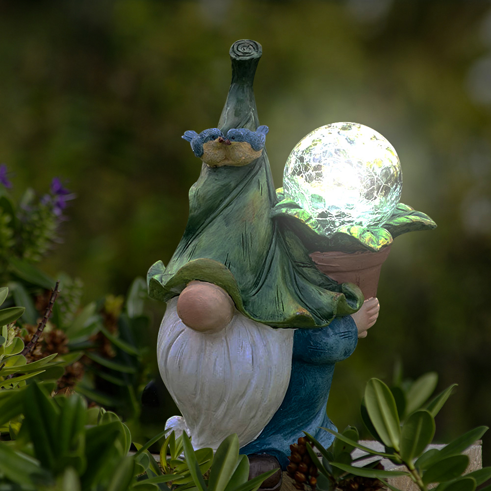 LED Light Solar Dwarf Statue Outdoor Garden Lawn Resin Gnome Figurine (B), 501 Original
LED Light Solar Dwarf Statue Outdoor Garden Lawn Resin Gnome Figurine (B), 501 Original