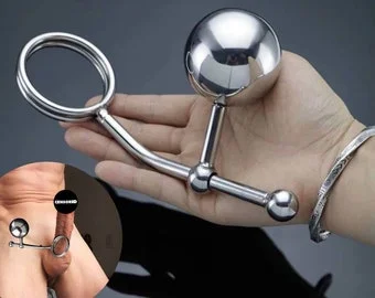 pornhint Pornhint Anal Hook Butt Plug Anal Plug Metal Anal Hook Chastity Cage Cock Ring Prostate Massager Anal Bead Penis Ring Gay Anal Sex Toys Anal Play