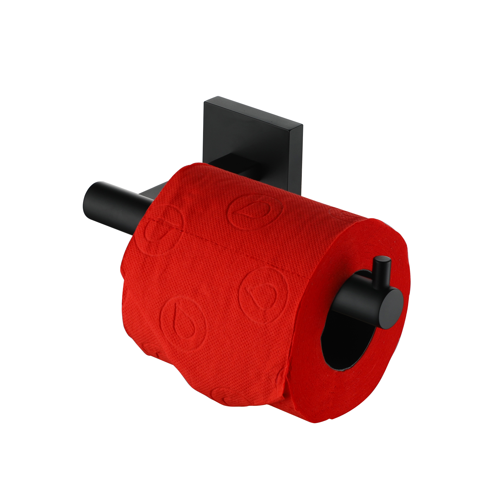 Toiletpapierhouder met een Plank BORU zwart