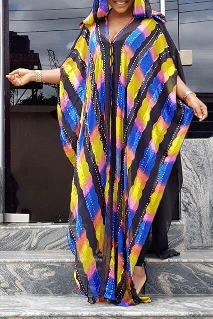 Chiffon Digital Print Dress Two Piece - Shop Trendy Women's Clothing | LoverChic