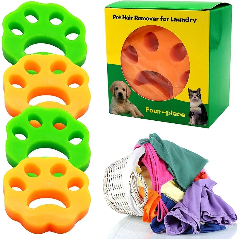 🔥LAST DAY 50% OFF🔥Pet Hair Remover Reusable Laundry Filter (Pack of 4)