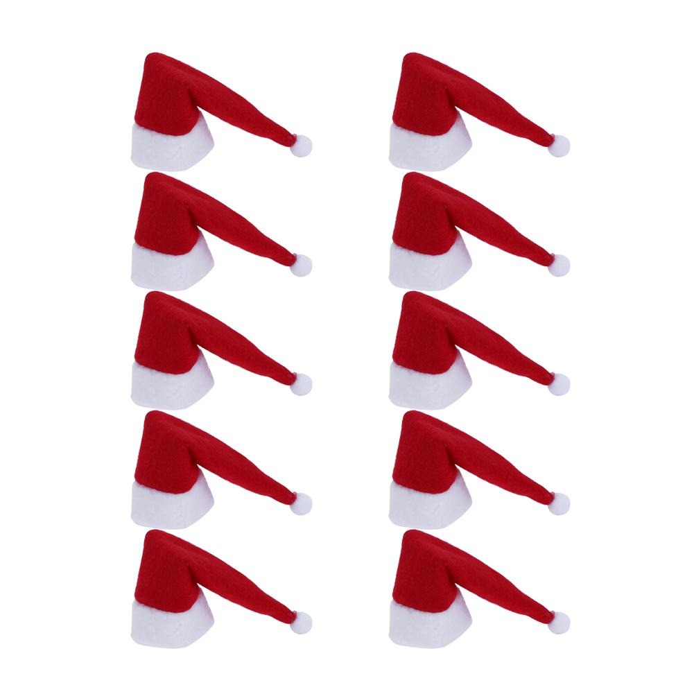 10pcs Santa Claus Hat Red Wine Soft Christmas Bottle Cover For Christmas, 501 Original
10pcs Santa Claus Hat Red Wine Soft Christmas Bottle Cover For Christmas, 501 Original