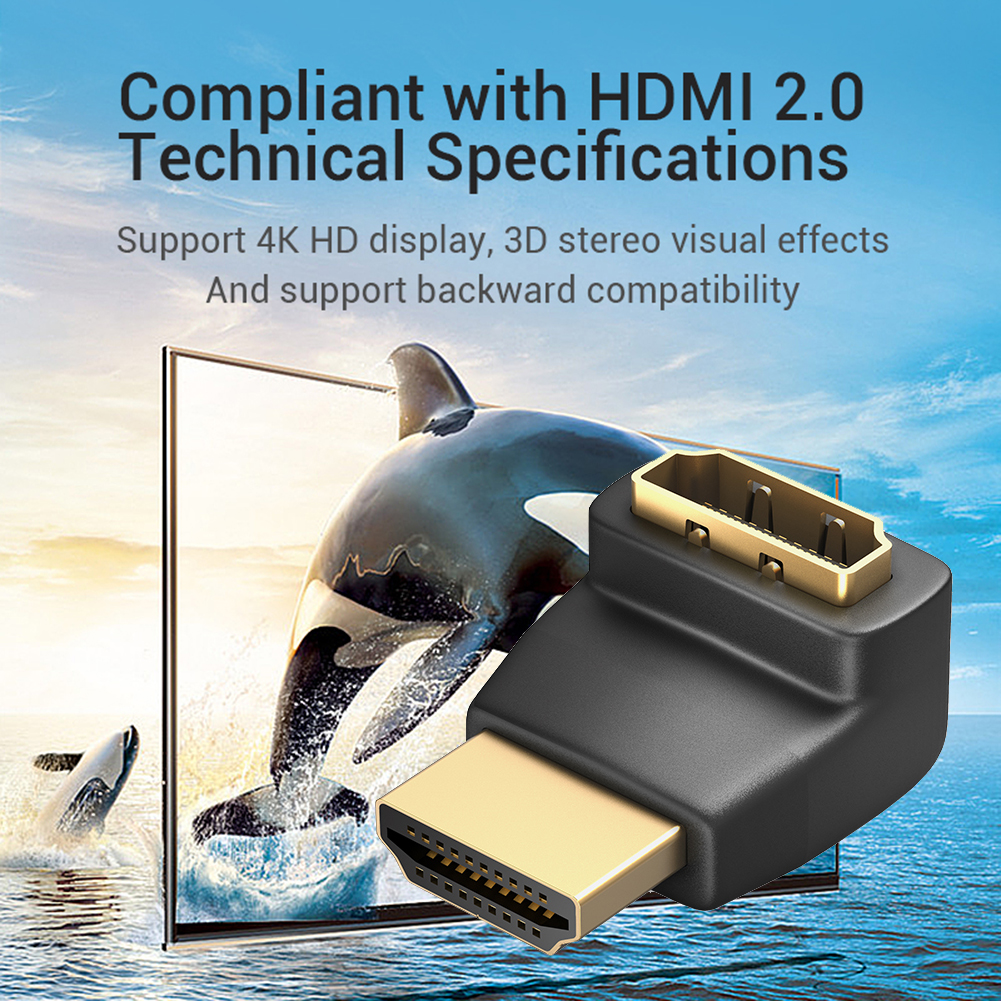 Vention HDMI-compatible2.0 Male to HDMI-compatible Female Video Extension Connector for Laptop TV, H350hdfa, 501 Original
Vention HDMI-compatible2.0 Male to HDMI-compatible Female Video Extension Connector for Laptop TV, H350hdfa, 501 Original
