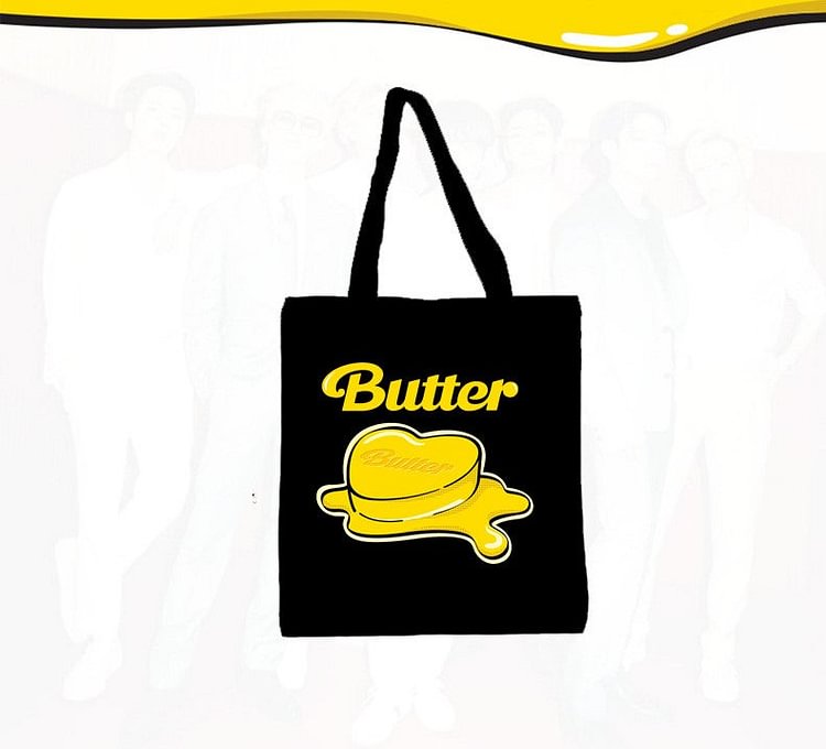 BTS Butter Canvas Tote Bag