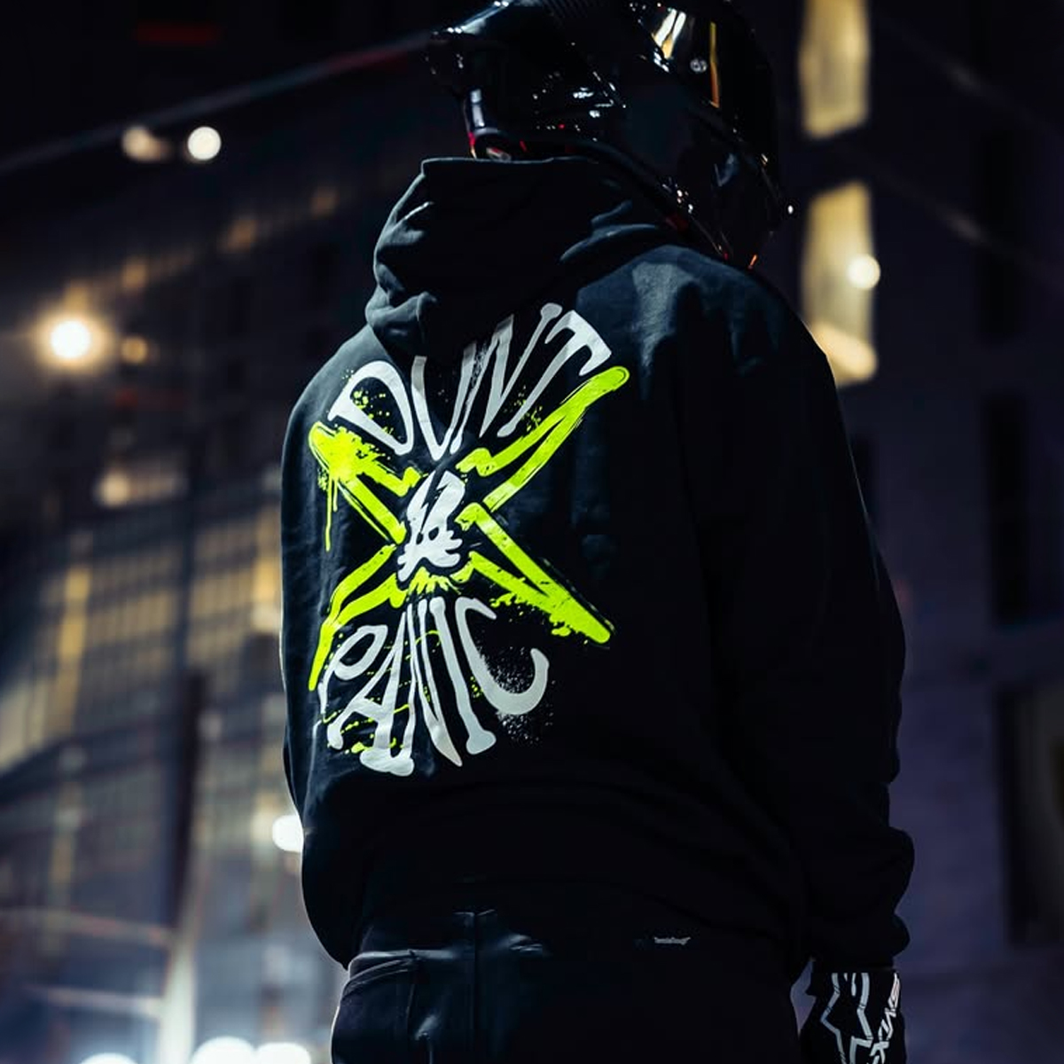 Urban Streetwear Hoodie With Bold Graffiti Print Design