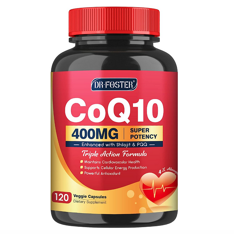 DRFOSTER CoQ10 400mg With PQQ Shilajit High Absorption With