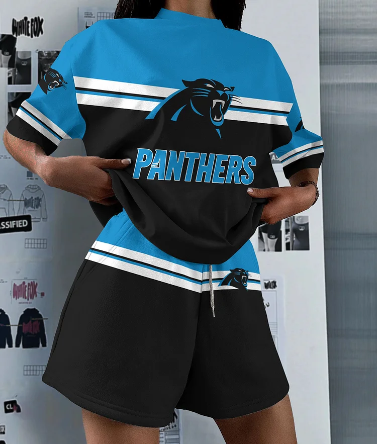 Carolina Panthers Limited Edition Top And Shorts Two-Piece Suits