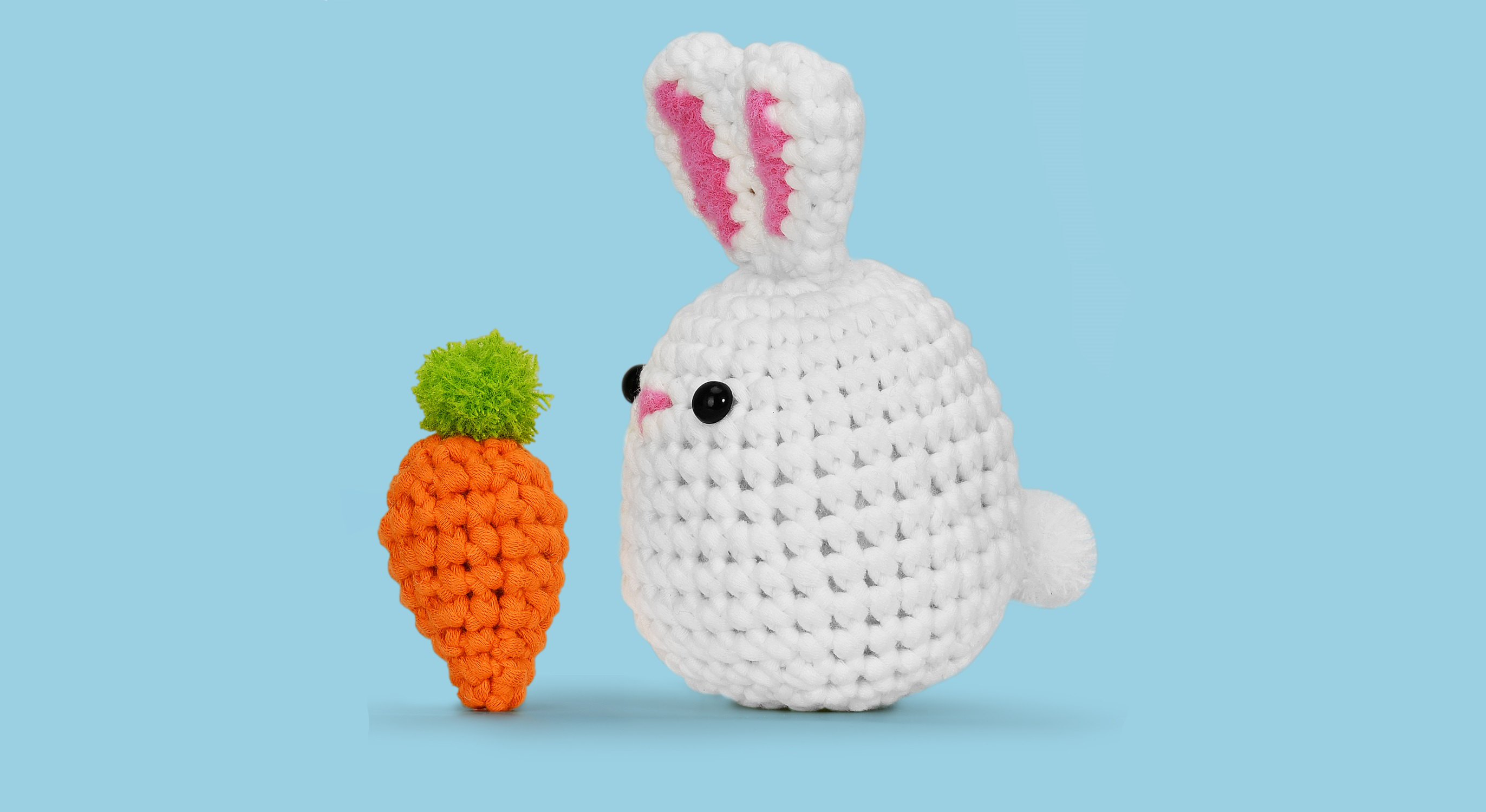 Crochet Kits for Beginners - All-in-One Stuffed Animal Knitting Sets -  Step-by-Step Video Tutorials DIY, The Chick Crochet Kits for Kids and Adults