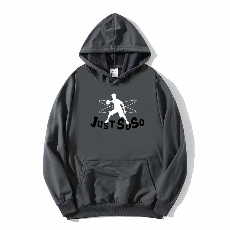 Unisex Just So So Hoodie New Arrival Winter Hoodie Dark Grey