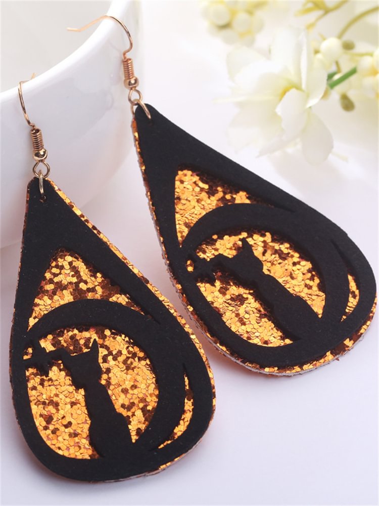 Halloween Inspired Sequin Earrings