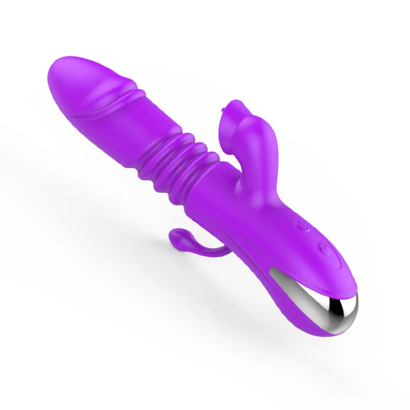 3-in-1 Heating Thrusting Tongue-licking Vibrator Rosetoy Official
