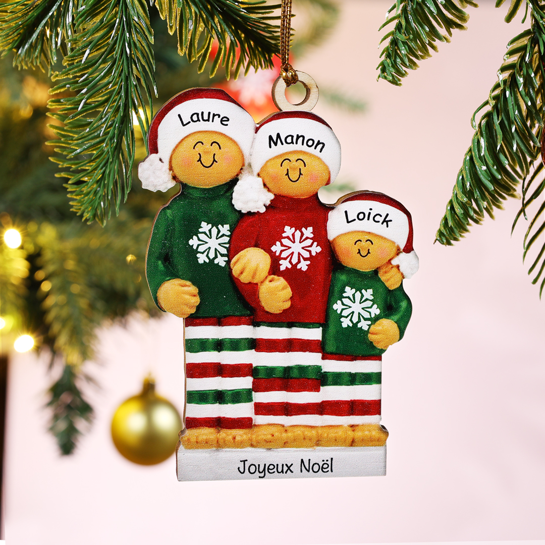 ibasenice 4 Pcs Ornements De Noël Poupée Parure Adorable Poupée Par