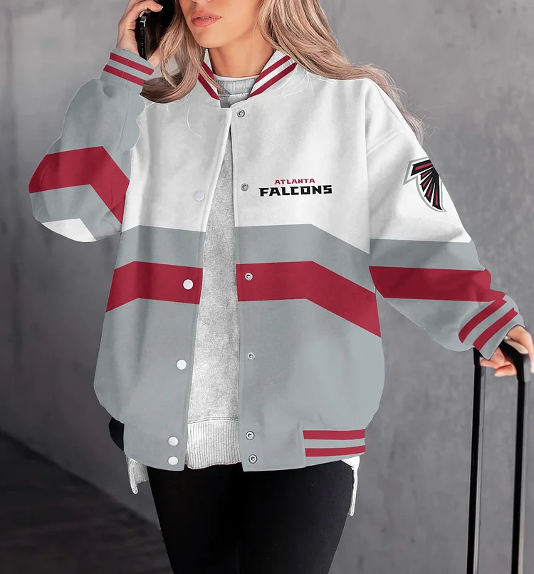 Atlanta Falcons Women Limited Edition Full-Snap Casual Jacket