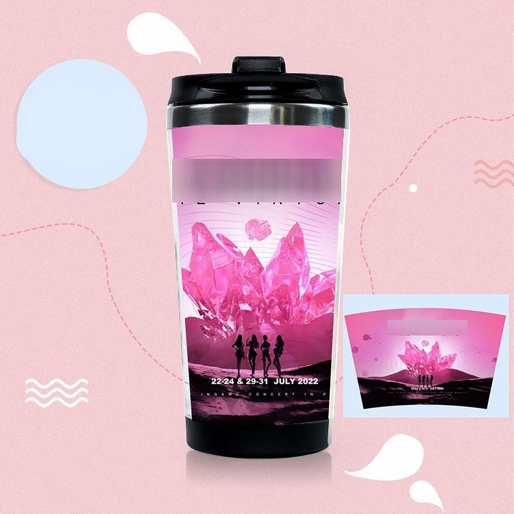 BLACKPINK THE VIRTUAL Photo Water Cup
