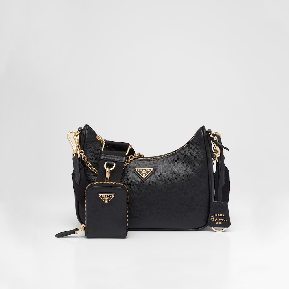 Prada Brique Saffiano Leather Cross-Body Bag Auction