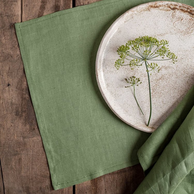 Washable Multicolor Linen Placemats-ChouChouHome