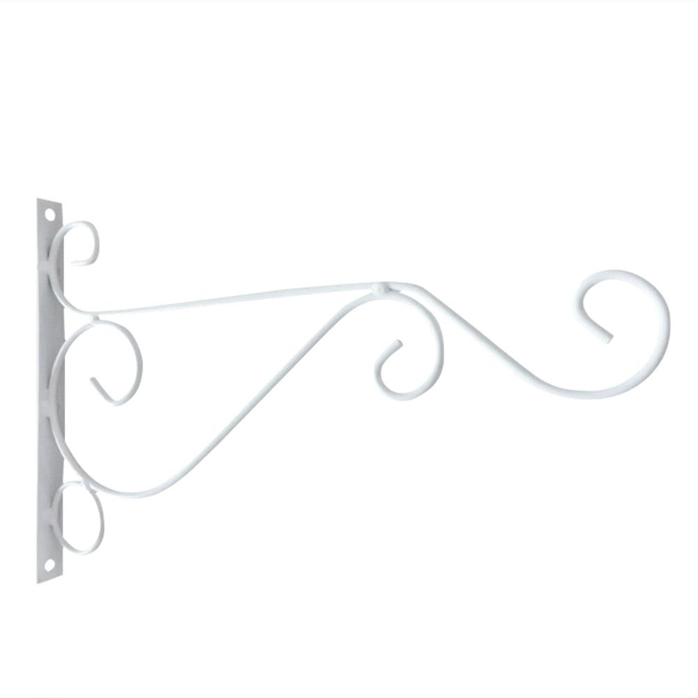 European Style Balcony Flower Pot Wrought Iron Wall-Mounted Hanging Hooks, Dark brown, 501 Original
European Style Balcony Flower Pot Wrought Iron Wall-Mounted Hanging Hooks, Dark brown, 501 Original