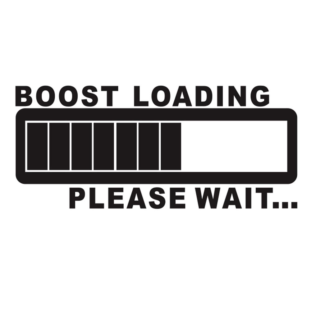 BOOST LOADING PLEASE WAIT Funny Car Sticker Window Bumper Decal (Black), 501 Original
BOOST LOADING PLEASE WAIT Funny Car Sticker Window Bumper Decal (Black), 501 Original