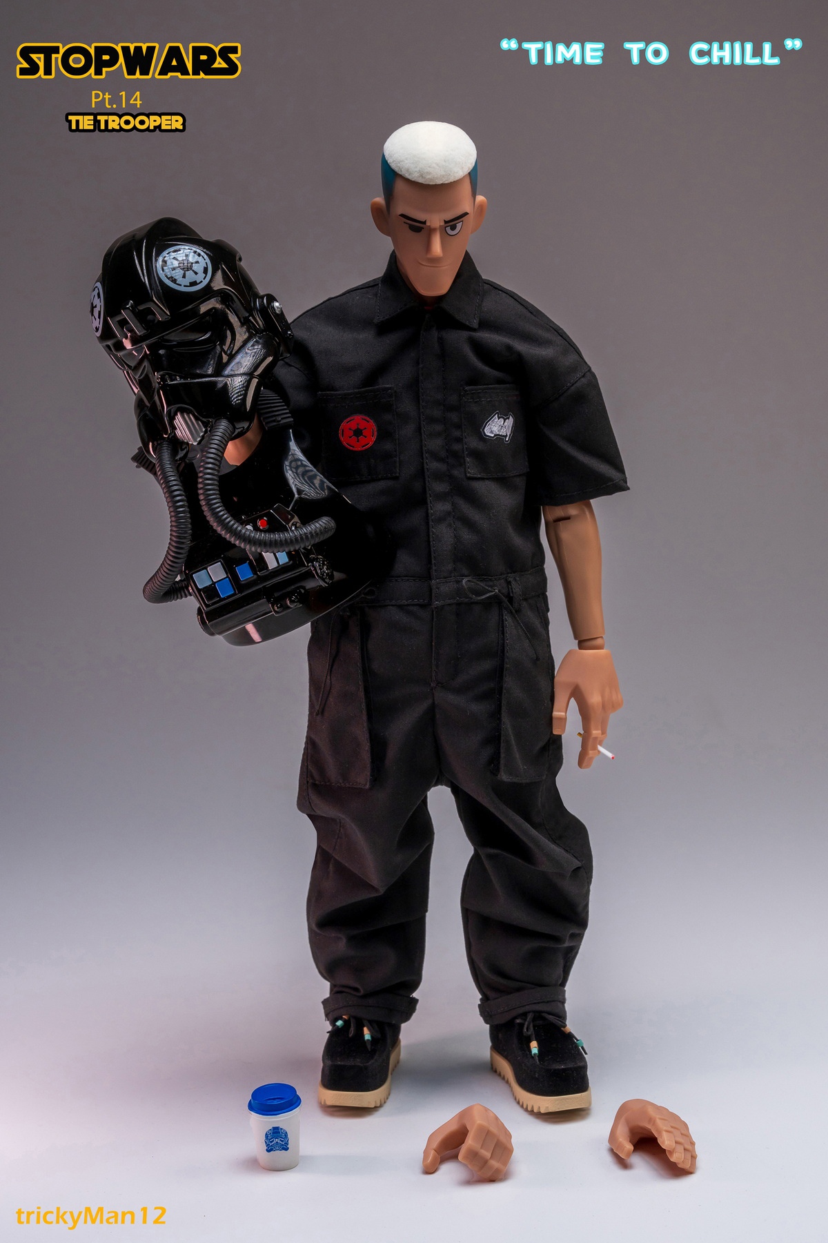 trickyMan12 1/6 STOPWARS TIE TROOPER Pt.14 Action Figure