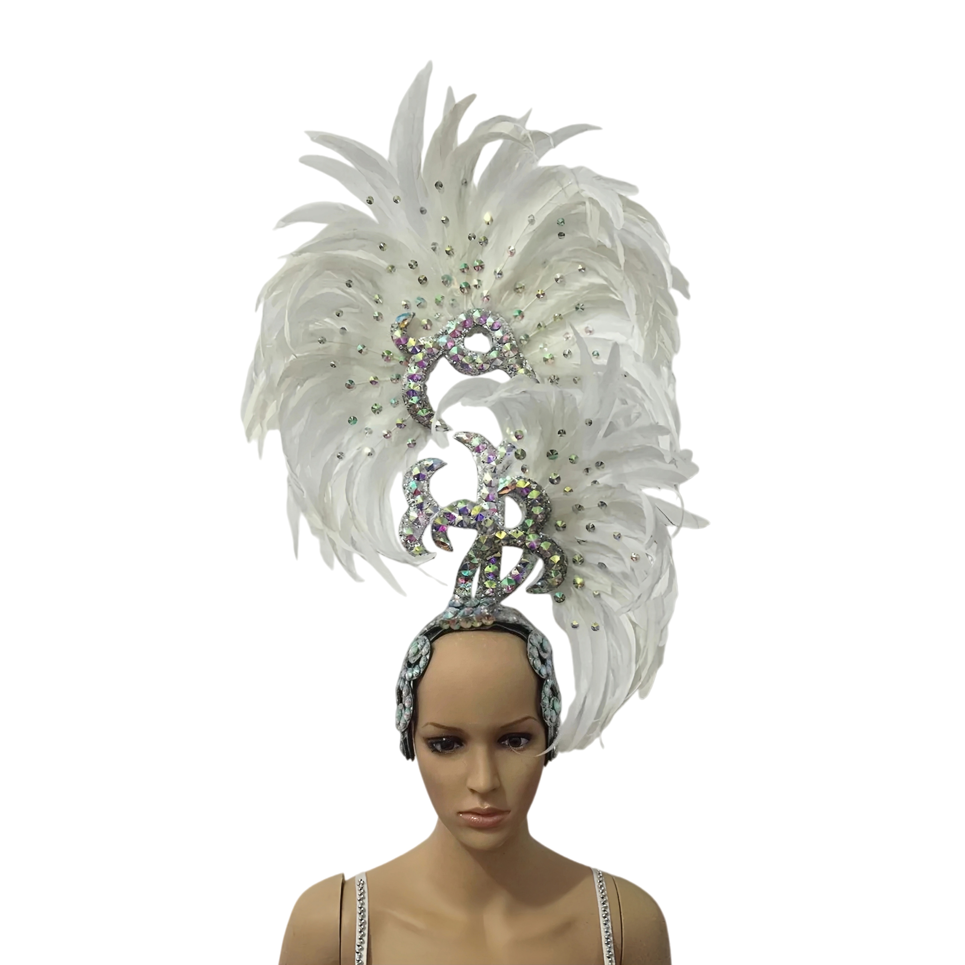 VCSHOES Dance party costumes evening gowns weddings street dances carnival costumes dance costumes belly dances feather Hat wings