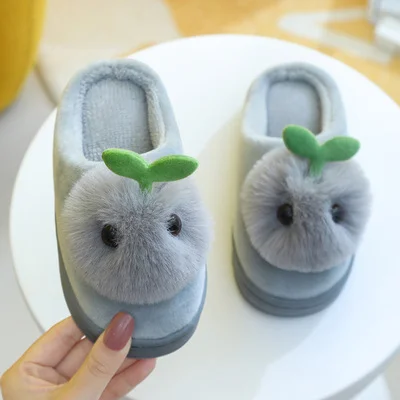Letclo™ New Children's Indoor Warm Bunny Plush Slippers letclo Letclo