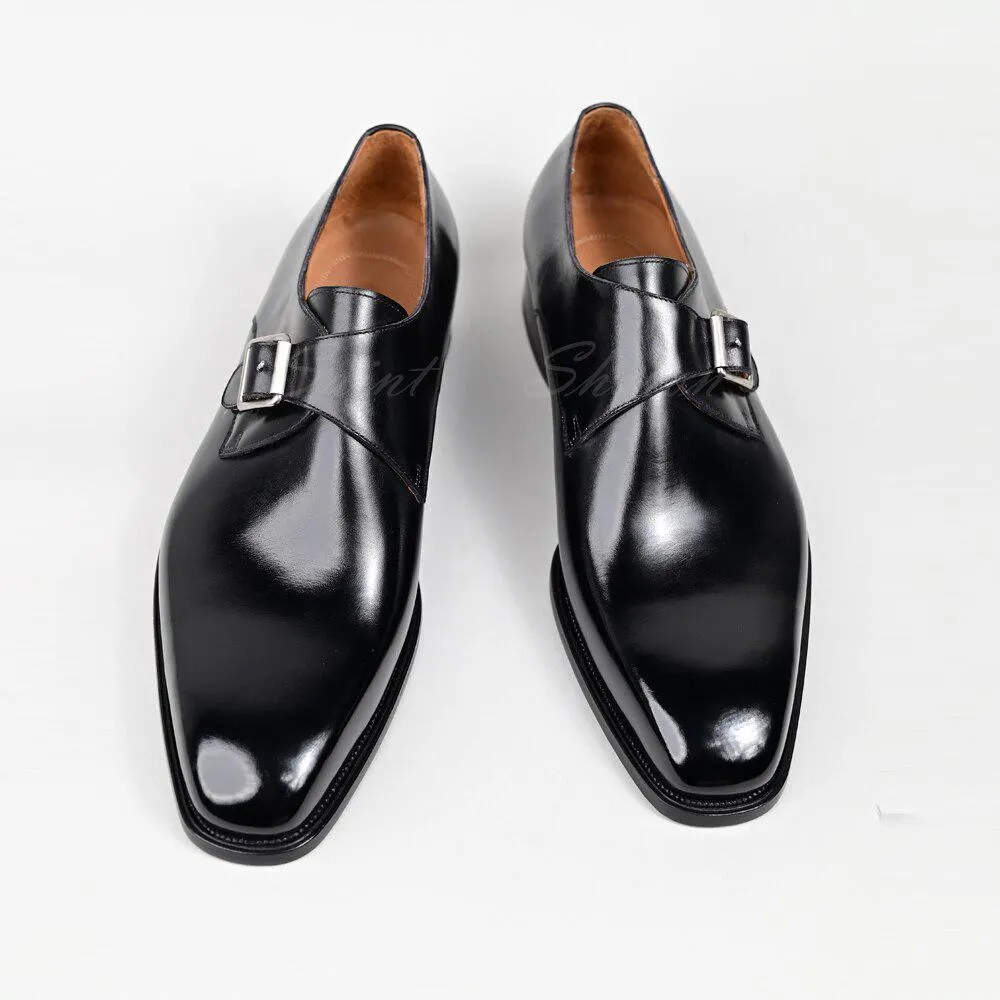 Monk Shoes Men's Shoes Goodyear Office Wedding Leather Shoes